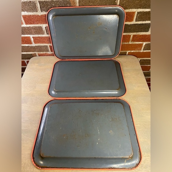 Vintage Circus Carnival Metal Tin Trays‎ / Clowns Three Trays Original. - Picture 11 of 16